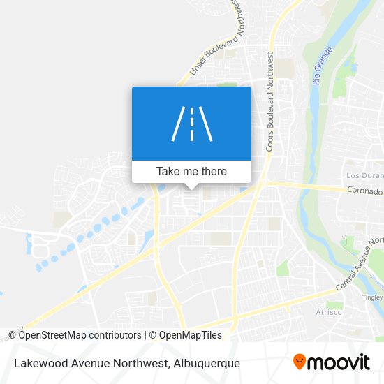 Lakewood Avenue Northwest map