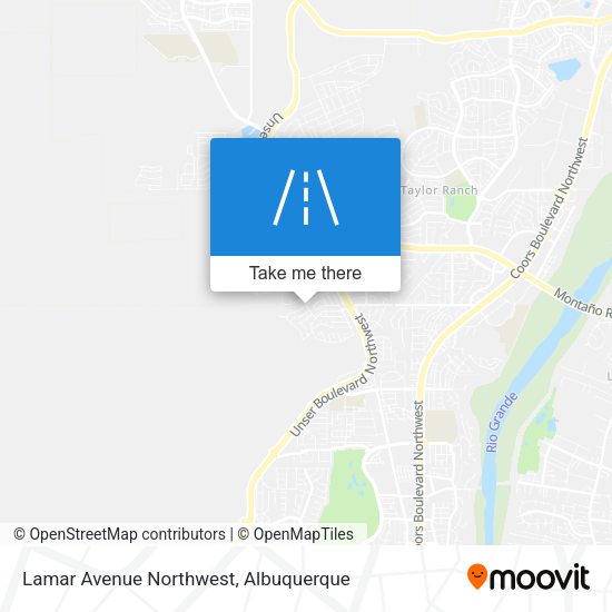 Mapa de Lamar Avenue Northwest