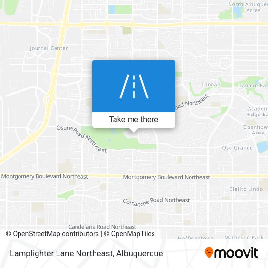 Mapa de Lamplighter Lane Northeast