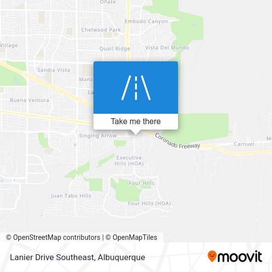 Lanier Drive Southeast map