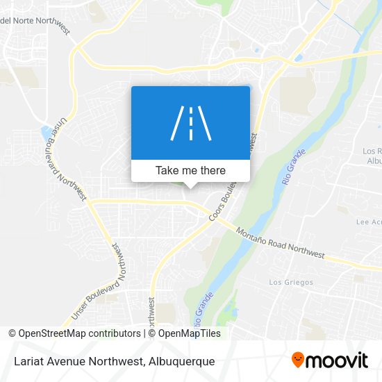 Lariat Avenue Northwest map