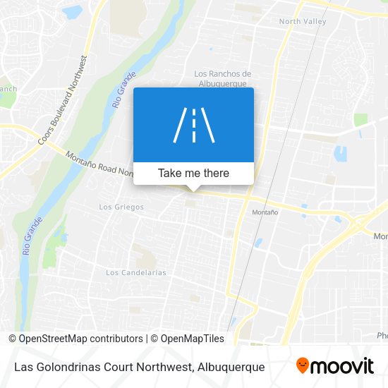 Mapa de Las Golondrinas Court Northwest