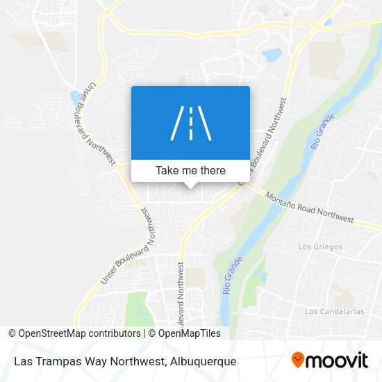 Mapa de Las Trampas Way Northwest
