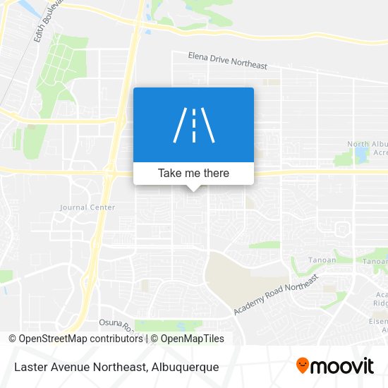 Laster Avenue Northeast map