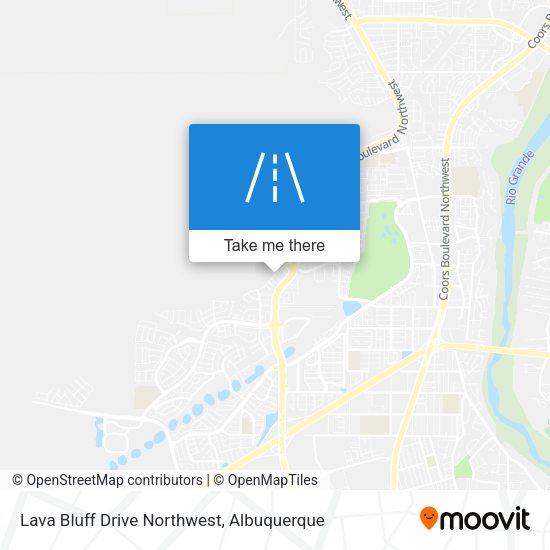 Mapa de Lava Bluff Drive Northwest