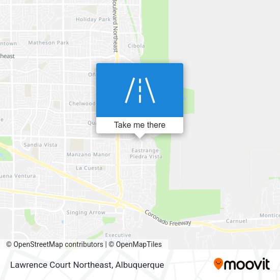 Mapa de Lawrence Court Northeast