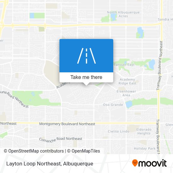 Layton Loop Northeast map