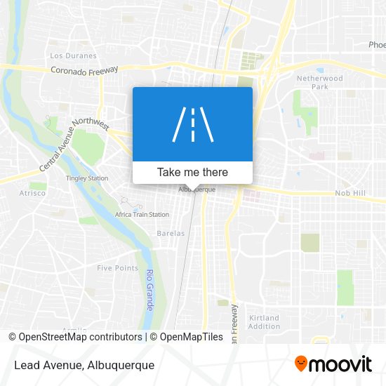 Mapa de Lead Avenue
