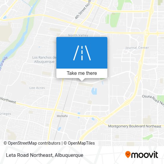 Leta Road Northeast map