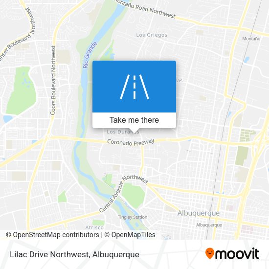 Lilac Drive Northwest map