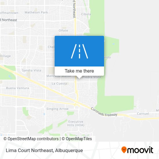 Lima Court Northeast map