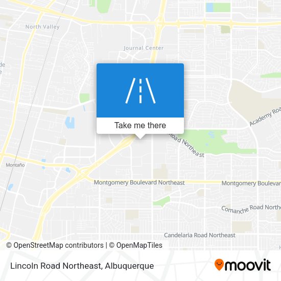 Mapa de Lincoln Road Northeast