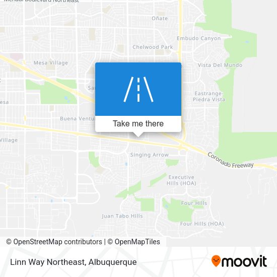 Linn Way Northeast map
