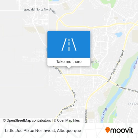Little Joe Place Northwest map