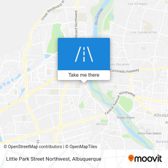 Little Park Street Northwest map