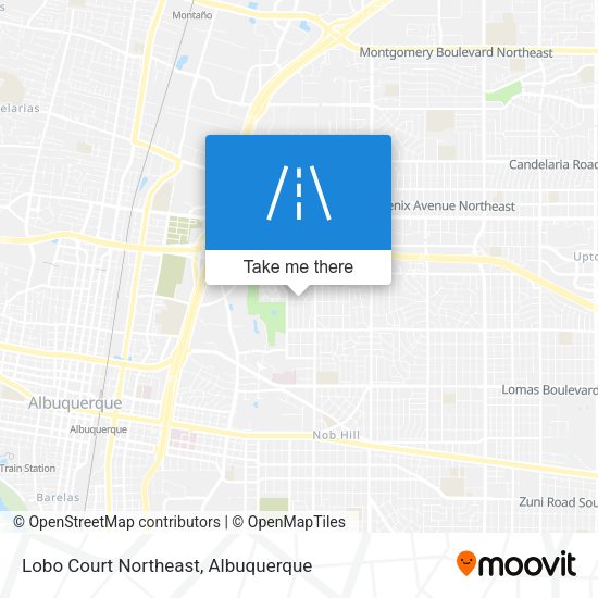 Lobo Court Northeast map