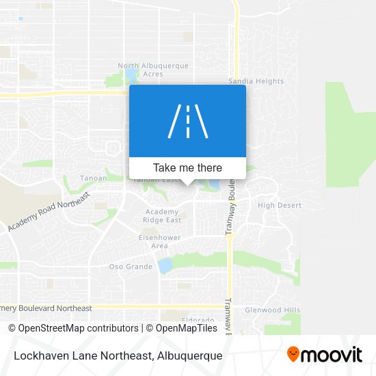 Lockhaven Lane Northeast map