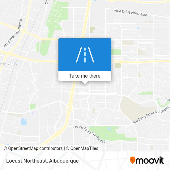 Locust Northeast map