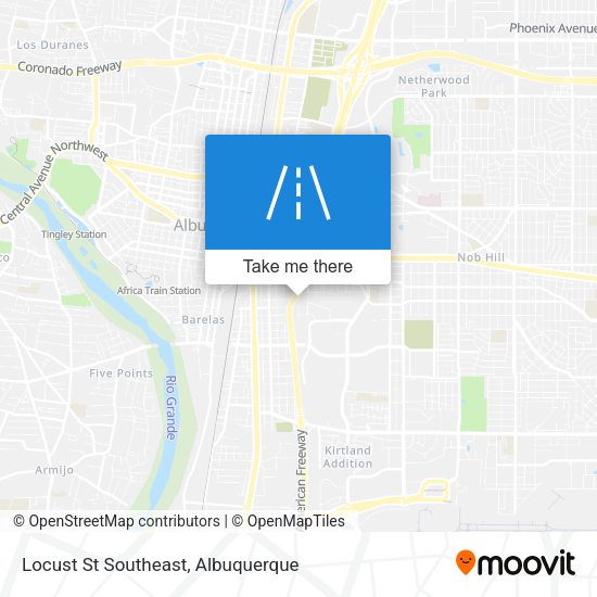 Locust St Southeast map