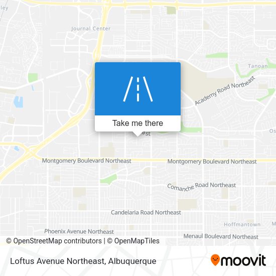 Loftus Avenue Northeast map