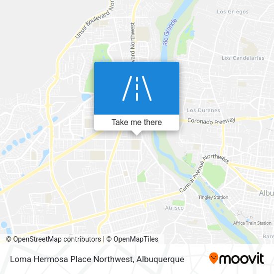 Loma Hermosa Place Northwest map
