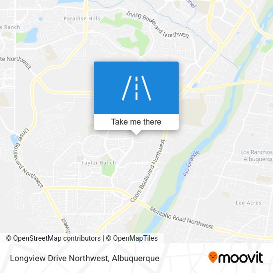 Mapa de Longview Drive Northwest