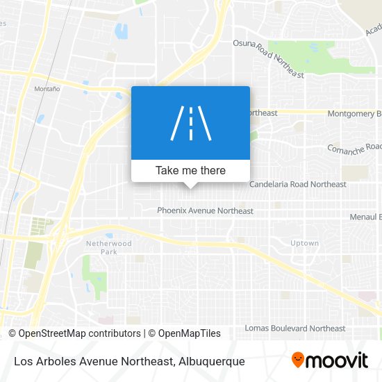 Mapa de Los Arboles Avenue Northeast