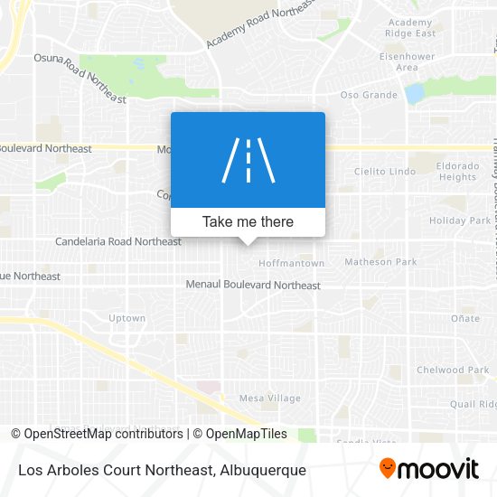 Mapa de Los Arboles Court Northeast