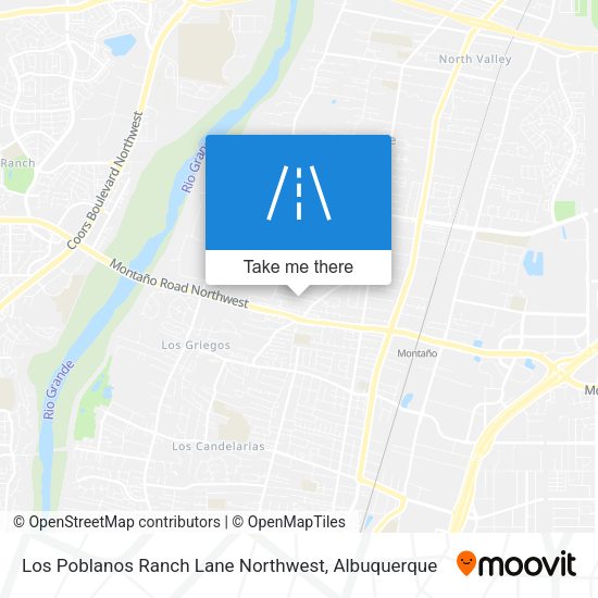 Mapa de Los Poblanos Ranch Lane Northwest