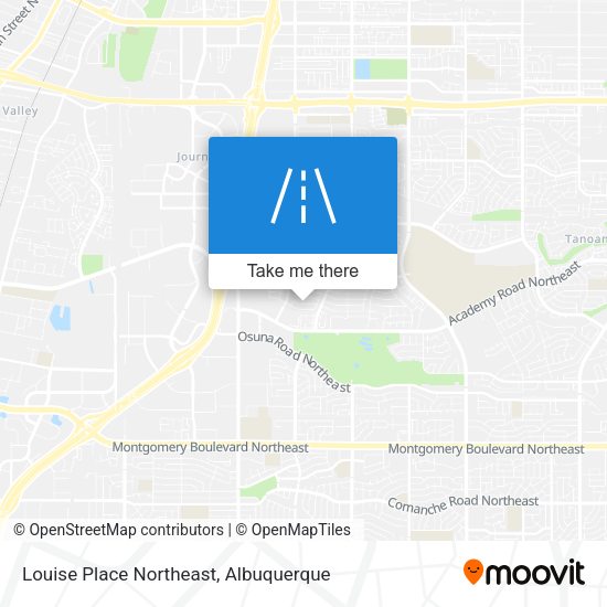 Mapa de Louise Place Northeast