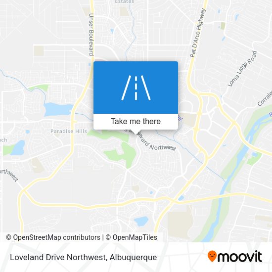 Mapa de Loveland Drive Northwest
