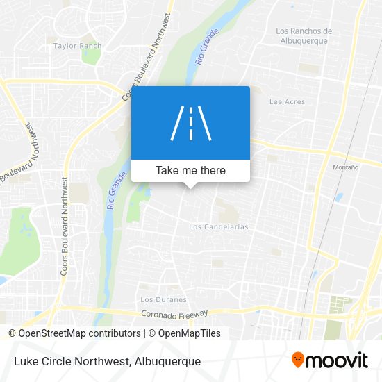 Luke Circle Northwest map