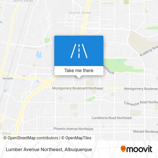 Lumber Avenue Northeast map