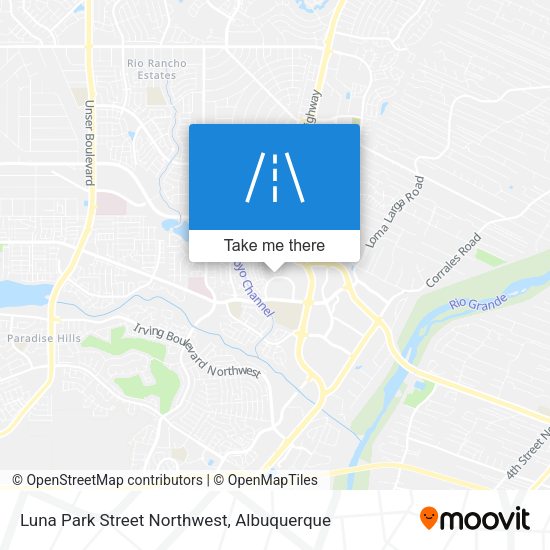 Luna Park Street Northwest map