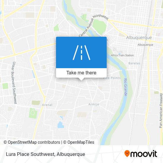 Lura Place Southwest map