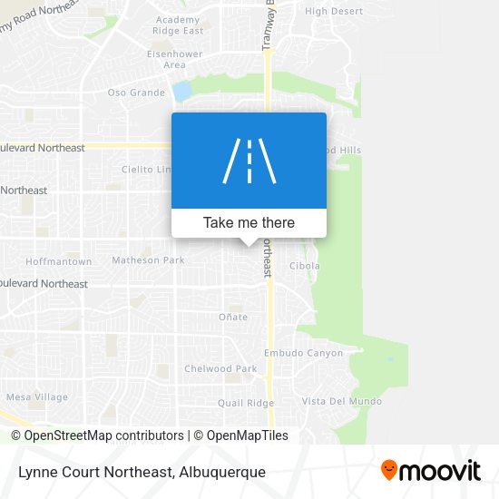 Mapa de Lynne Court Northeast