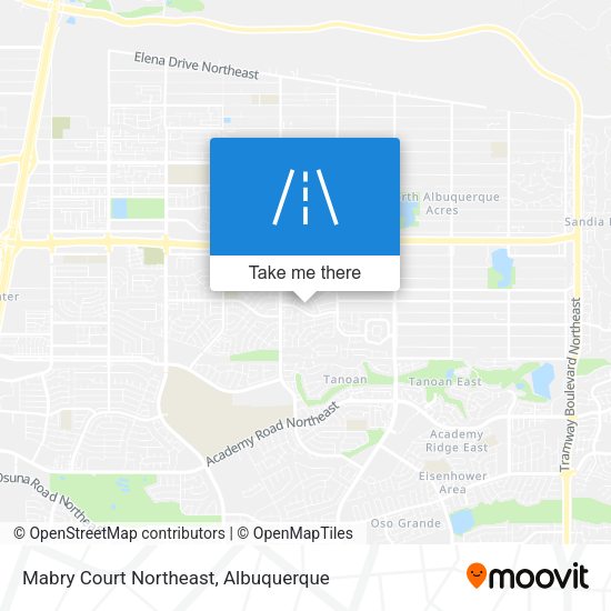 Mabry Court Northeast map