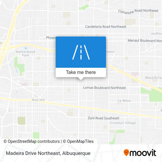 Madeira Drive Northeast map