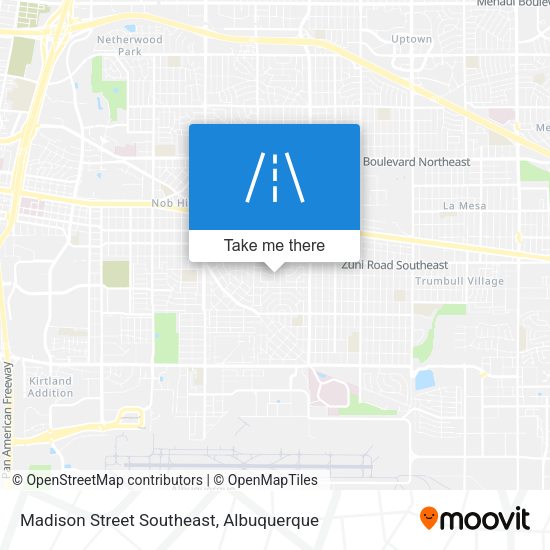 Madison Street Southeast map