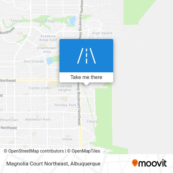 Magnolia Court Northeast map