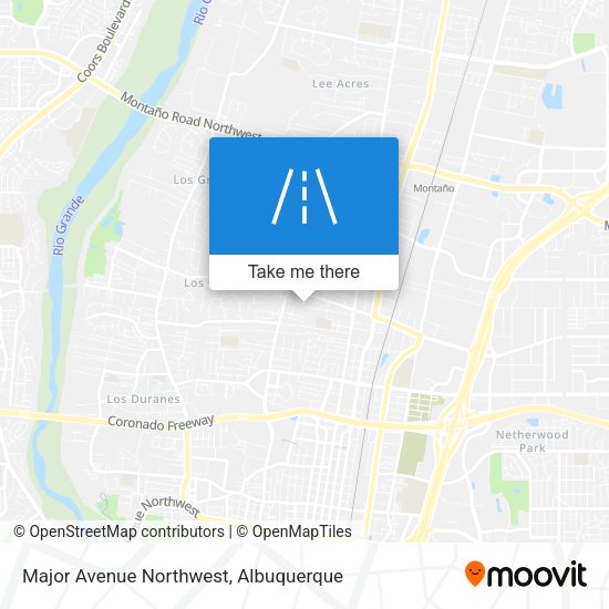 Mapa de Major Avenue Northwest