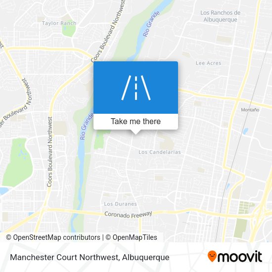 Mapa de Manchester Court Northwest