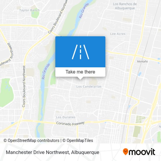 Mapa de Manchester Drive Northwest