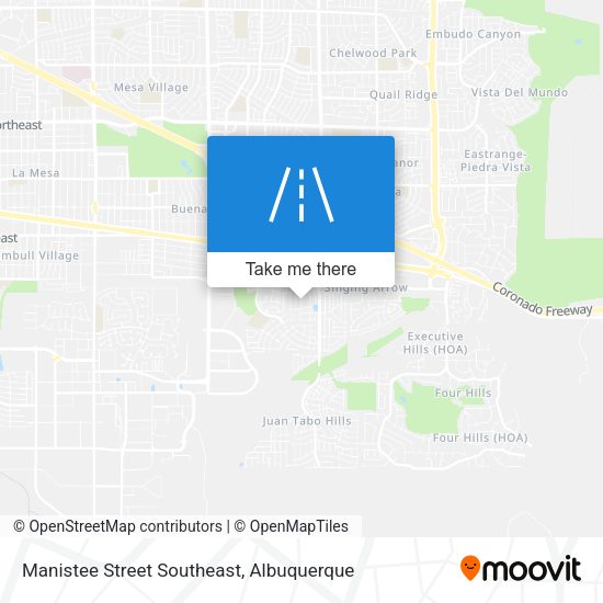 Manistee Street Southeast map