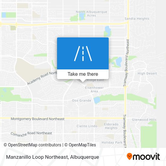 Mapa de Manzanillo Loop Northeast