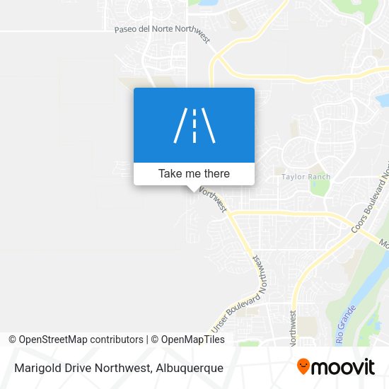 Marigold Drive Northwest map