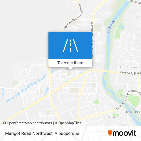 Marigot Road Northwest map