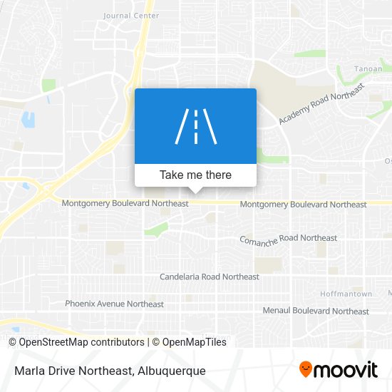 Marla Drive Northeast map