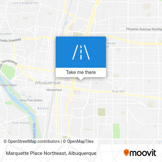 Marquette Place Northeast map