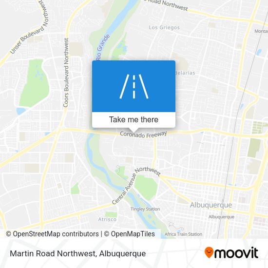 Martin Road Northwest map